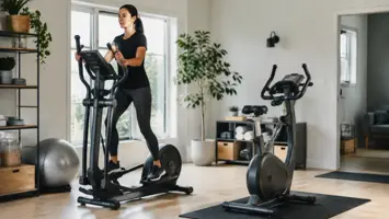 Crosstrainer eller motionscykel